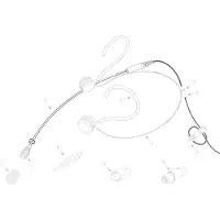 Shure RPM53C/O-LEMO headset hengelarm met connector