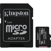Kingston microSDXC Canvas Select Plus 128GB 100 MB/s + SD adapter
