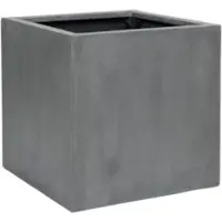 Pottery Pots Bloempot Natural Block L Grey 50 x 50 x 50 cm
