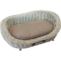 Happy-House Rieten Sofa Ovaal 97x62x36 cm Naturel One Size