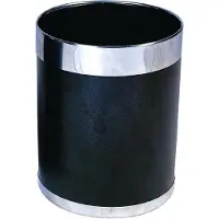 Bolero Prullenbak met zilverkleurige rand