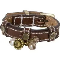 Happy house Happy-House Halsband Fashion - XXS - 18-24 cm - Bruin
