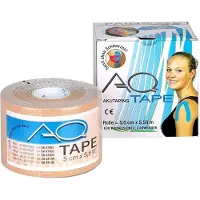 Aq tape 5cm x 5,5meter beige (kinesiotape)
