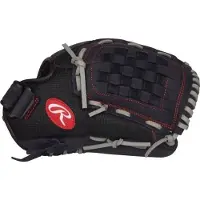 Rawlings R125BGS Renegade Pro Mesh Honkbalhandschoen - 12,5 inch - Black/Grey/Red