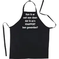 Kariban Mijncadeautje Luxe schort Kan ik er wat aan doen dat ik zo'n knappert ben