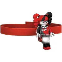 LEGO hoofdlamp Batman: Harley Quinn 7 cm rood