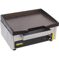 Buffalo Professionele Elektrische Bakplaat | RVS | 44x37cm