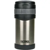 Thermos | Voedseldrager Thermax rvs zilverkleurig 9x9x19.5 cm thermoskannen | NADUVI