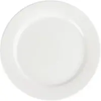 Olympia Witte Borden met brede rand 28 cm (stuks 6)