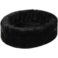 Petcomfort hondenmand bont zwart (74X65X20 CM)