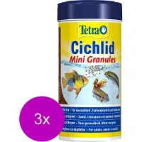 Tetra Cichlid Mini Granules - Vissenvoer - 3 x 250 ml