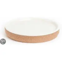 Amorim cork Soulmate Onderbord Bordjes Wit met kurk