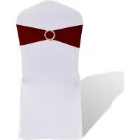 vidaXL Decoratief stoellint met een diamant 25 stuks (wijnrood)