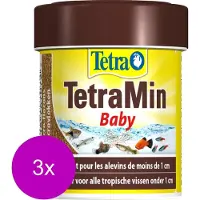 Tetra Tetramin Baby Bio Active - Vissenvoer - 3 x 66 ml