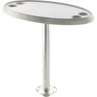 VETUS Oval Table 68 Cm Zilver 76 x 45 cm
