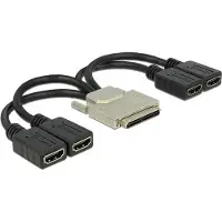 DeLOCK VHDCI-68 (m) naar 4x HDMI (v) adapter - 0,20 meter