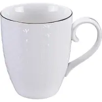 Tokyo Design Studio - Nippon White Goude Rand Mok - Thee Kop - 8.5x10.2cm 380ml Star