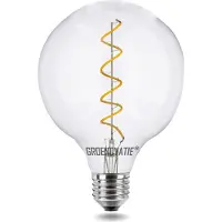 Groenovatie E27 LED Filament Globelamp 4W Spiral Extra Warm Wit Dimbaar .