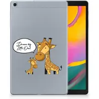 B2Ctelecom Samsung Galaxy Tab A 10.1 (2019) Tablet Back Cover Giraffe