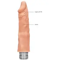 Erotic Treasure Realrock Vibrator – Realistische Vibrator 20 cm – Huidskleur