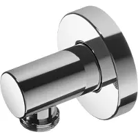 Hotbath Wanduitlaat mate 6x2,5 cm rond chroom