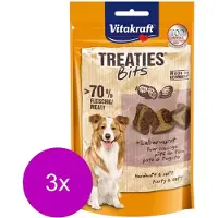 Vitakraft Treaties Bits Leverworst - Hond - Snack - 3 x 120 gr