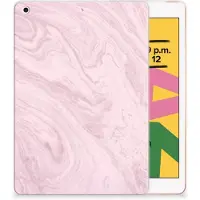 B2Ctelecom Apple iPad 10.2 | iPad 10.2 (2020) | 10.2 (2021) Tablet Back Cover Marble Pink - Origineel Cadeau Vriendin