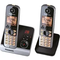 Panasonic KX-TG 6722 GB - Duo DECT telefoon - Antwoordapparaat - Zwart