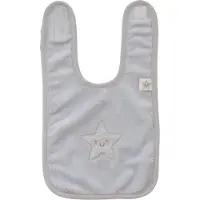 Pericles slabbetje Star 32 cm small grijs