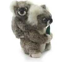 Hansa pluche koala knuffel - met baby - 28 cm - dieren knuffels