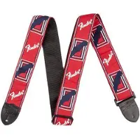 Fender Gitaarband Monogram Rood-Wit-Blauw