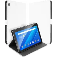 B2Ctelecom Bookcover Lenovo Tab E10 Hoes Wit met Standaardfunctie