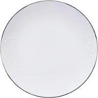 Tokyo Design Studio - Nippon White Gold Rim Plate 30cm Stripe