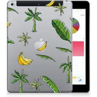 B2Ctelecom Apple iPad 9.7 2018 | 2017 Siliconen Hoesje Banana Tree