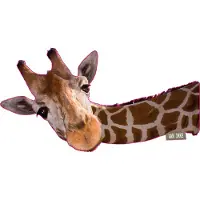 VAN IKKE Strijkapplicatie Zebra met paraplu