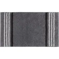 Casilin Badmat Antislip 60x100cm Lima - Waterabsorberende Badkamermat - Wasbaar en Sneldrogend - Voor Douche en Bad - Hoogpolig - Acryl - Rechthoek - Grijs