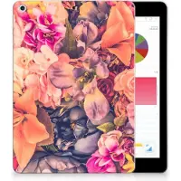 B2Ctelecom Apple iPad 9.7 2018 | 2017 Siliconen Hoesje Bosje Bloemen