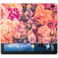 B2Ctelecom Lenovo Tab E10 Siliconen Hoesje Bosje Bloemen