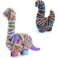 Toyrific knutselset Yarn Animals Dinosaurus junior 25 delig