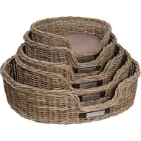 Happy-House Riet - Hondenmand - Beige/Bruin - 84x73x25 cm - Extra groot