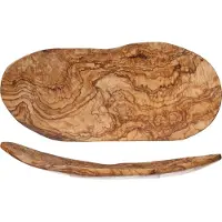 COSY&TRENDY FRUITSCHAAL PLAT 33-38CM X 16-24CMOLIJFHOUT