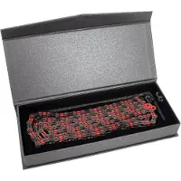 Kmc DLC10 116 schakels 10V ketting Zwart/Rood