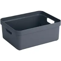 Sunware - Sigma home opbergbox 24L donkerblauw - 44,5 x 34,5 x 18 cm
