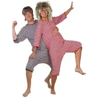 Coppens Dorus badpak rood/wit lange mouw | Maat S-m |
