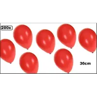 Themaparty 200x Kwaliteitsballon metallic paars 36cm