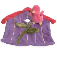 Egmont Toys - Kiekeboe vogel - Knuffellapje