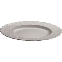 Alessi Dinerbord Dressed En Plein Air Warm Grey 27,3 cm (Set van 4)