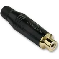 Amphenol ACJR-BLK RCA Connector | Female | Zwart