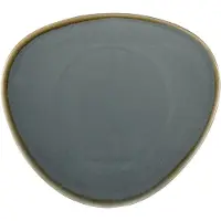 Olympia Kiln Driehoekige Borden | Blauw | 28cm | 6 stuks