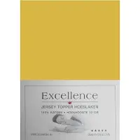 Excellence Jersey Topper Hoeslaken - Eenpersoons - 80/90x200/210 cm - Bamboo